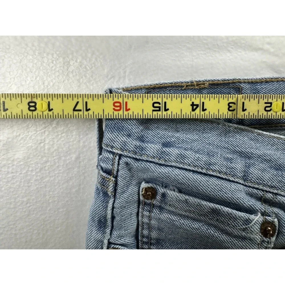 Vintage Levi's 505 33x32‎ Mens Jeans Straight Fit Y2K Light Wash Denim
